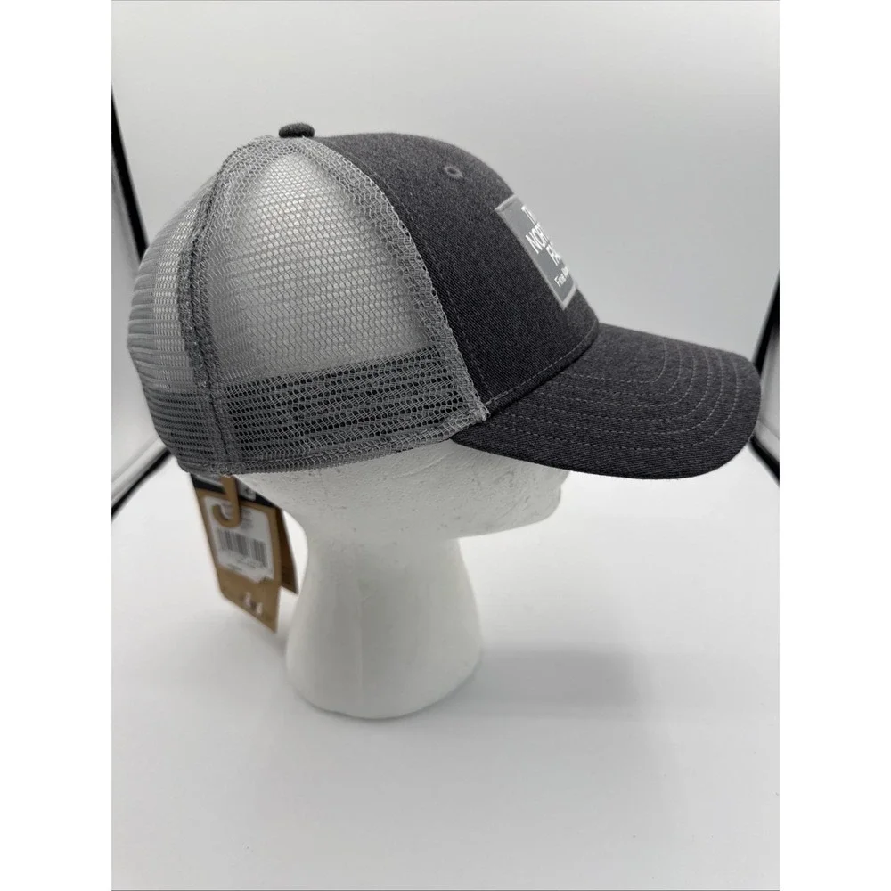 The NORTH FACE Fine Alpine‎ Equipment Gray Mudder Trucker Cap Hat Snap Back